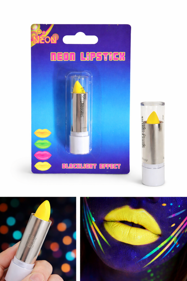 Neon Lipstick – geel UV Glow (Blacklight effect)