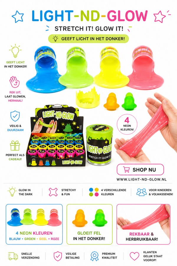 Neon Slime – Glow in the Dark Slijm