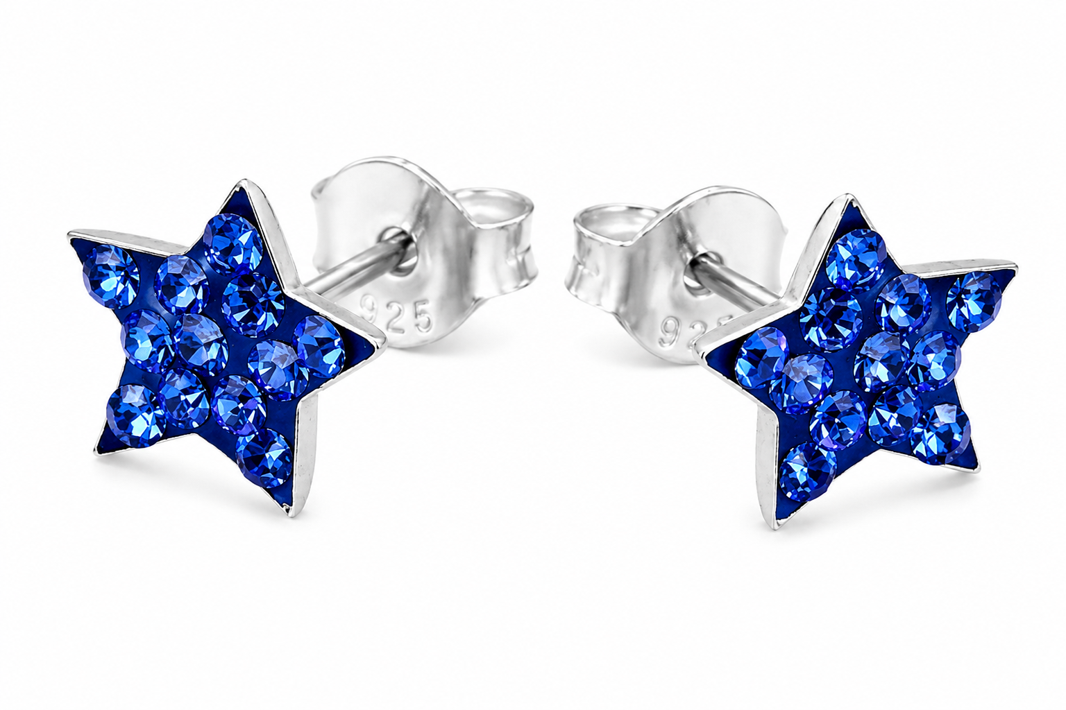 Elegante Oorknopjes – Capri Blauw