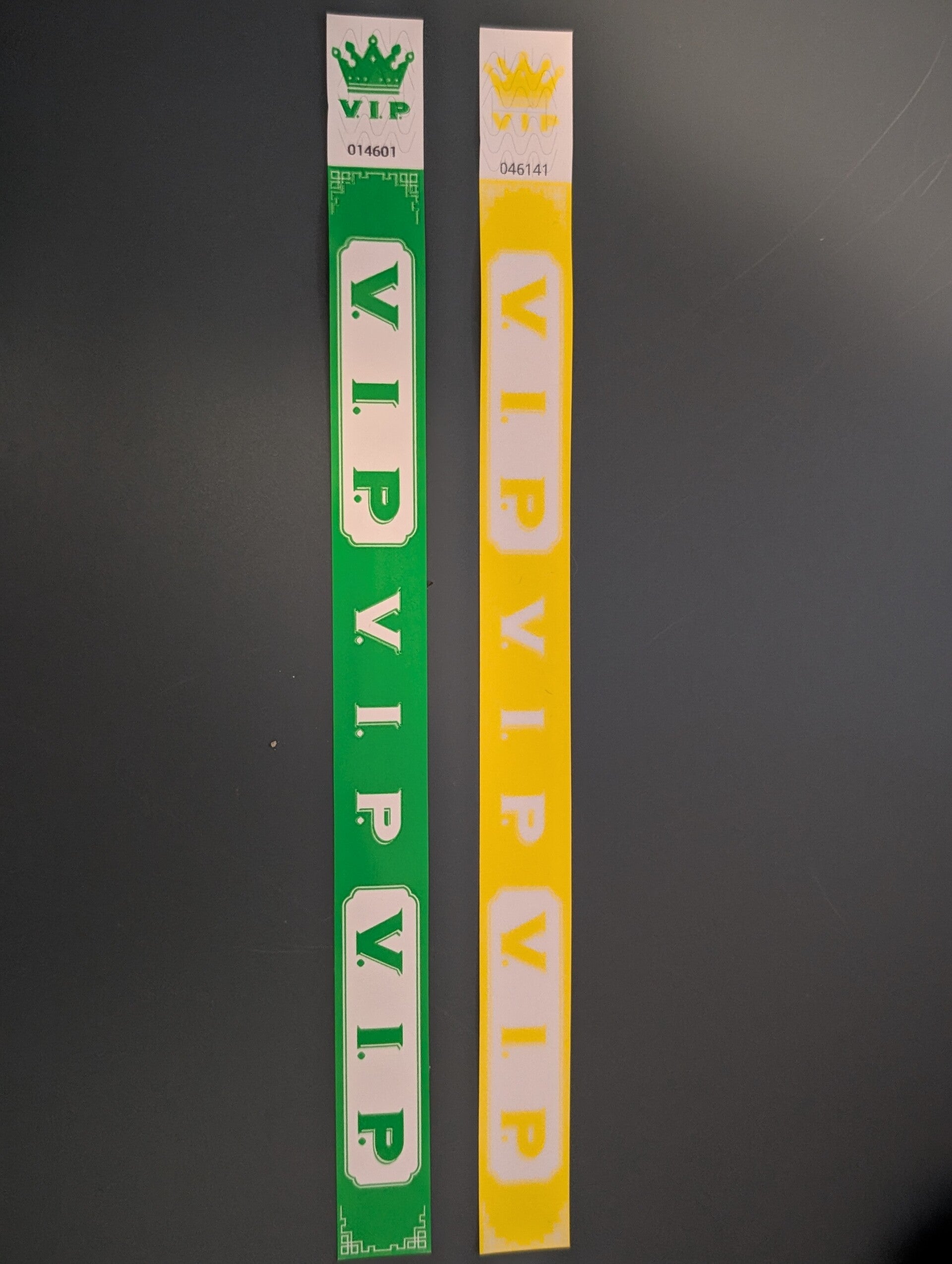 VIP neon polsbandjes