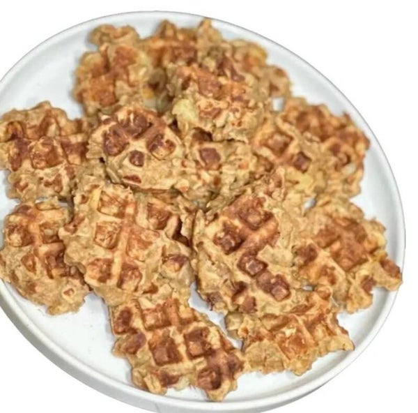 Peanut Butter Banana Waffles