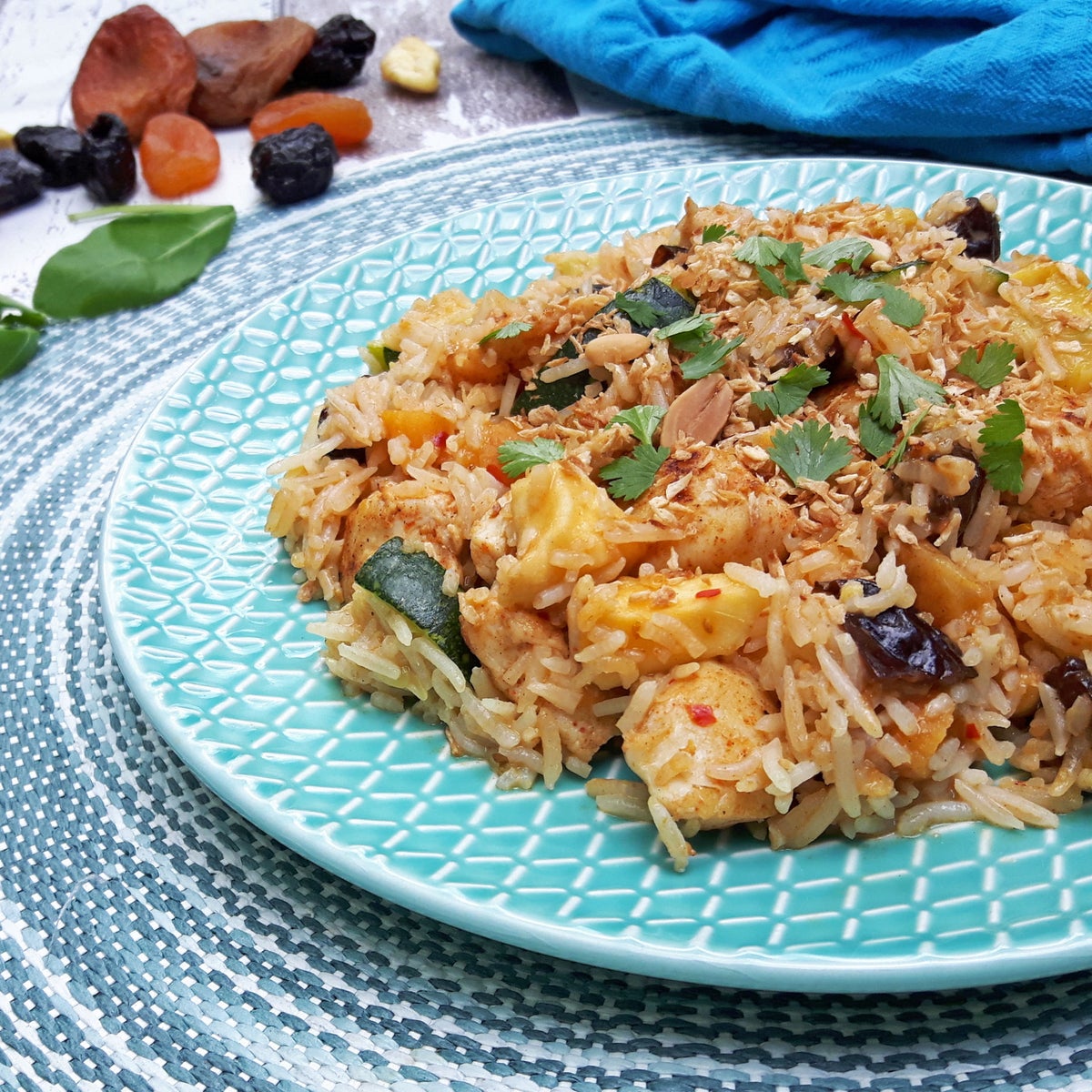 Spicy rijst met kip & fruit / Rijst / Hoofdgerechten / Recepten ...