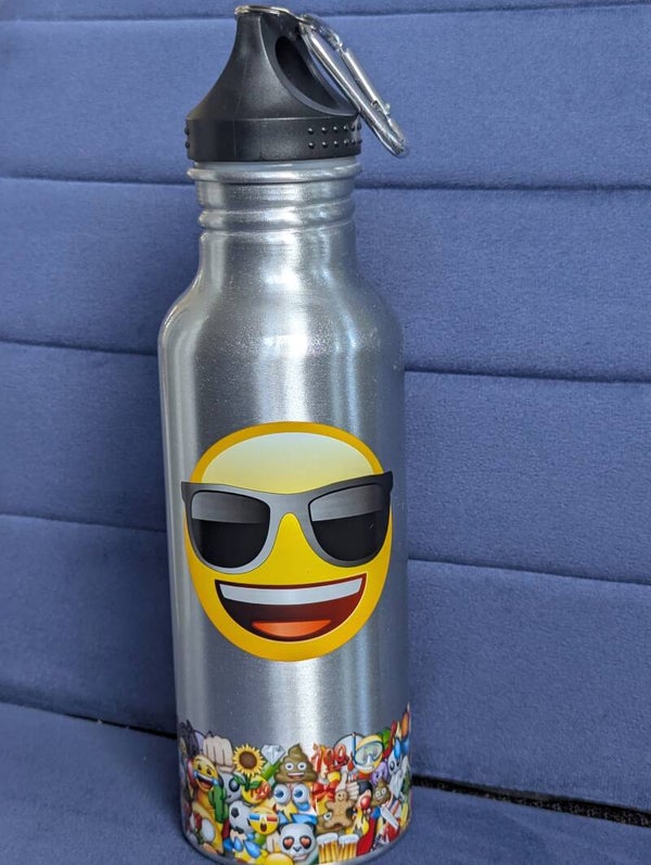 Emoji water bottles