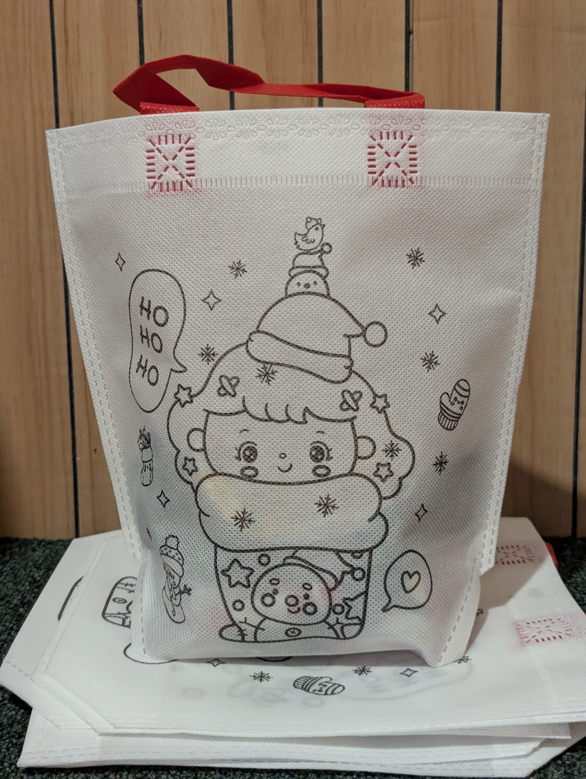 Christmas colour in bag