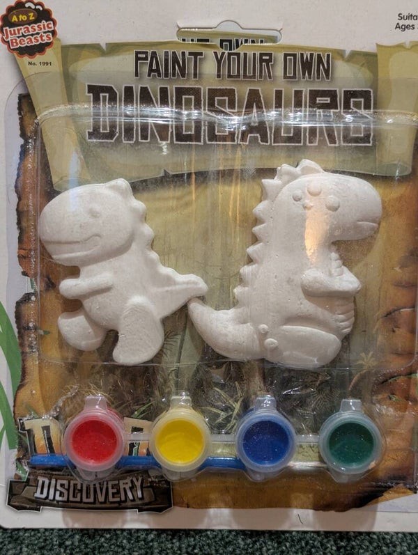 Paint your own Dinosaurs