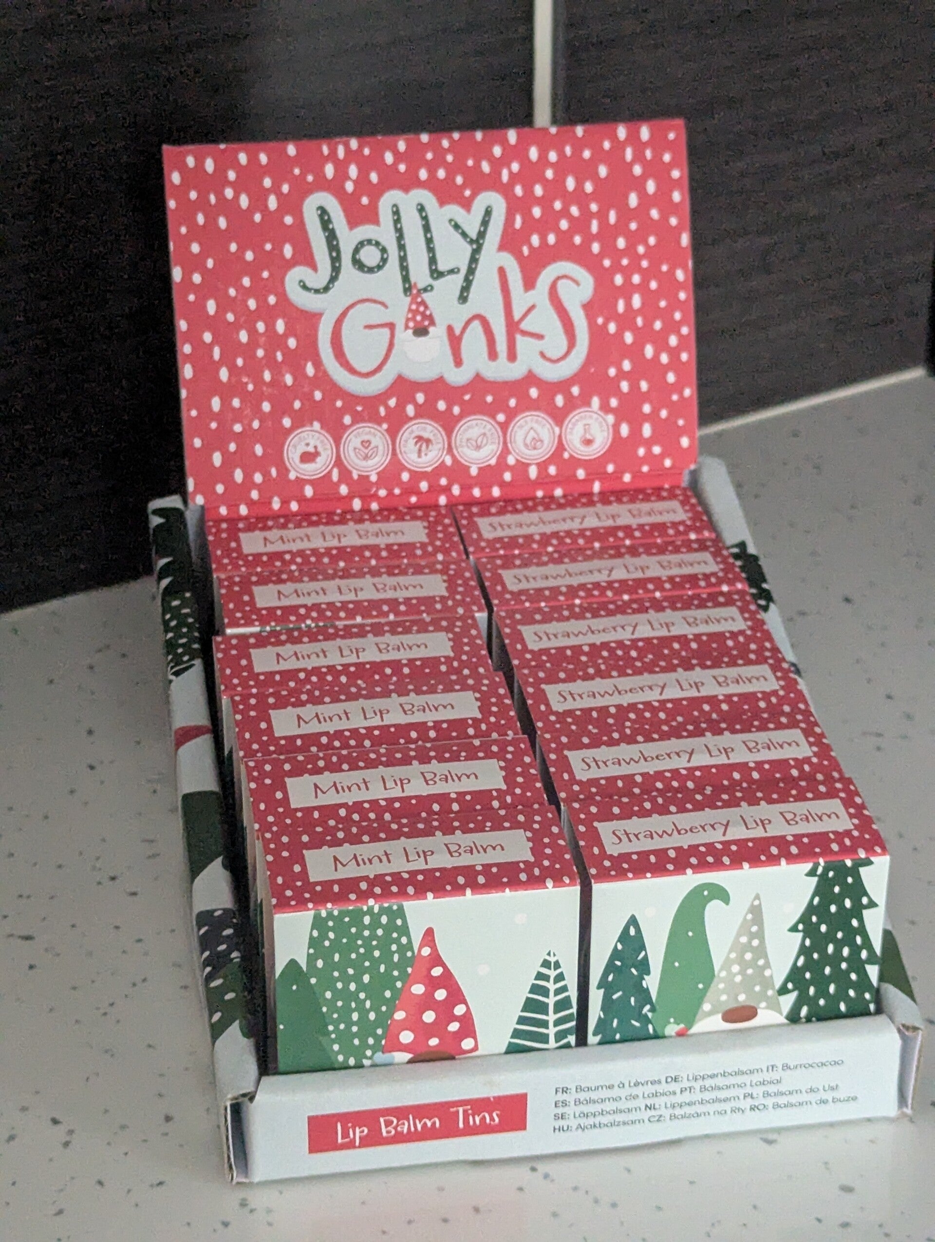 Jolly Gonks - Lip Balm Tins
