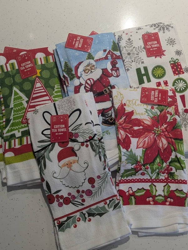 Christmas Cotton Tea Towel