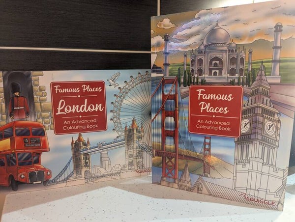 Adult colouring books
