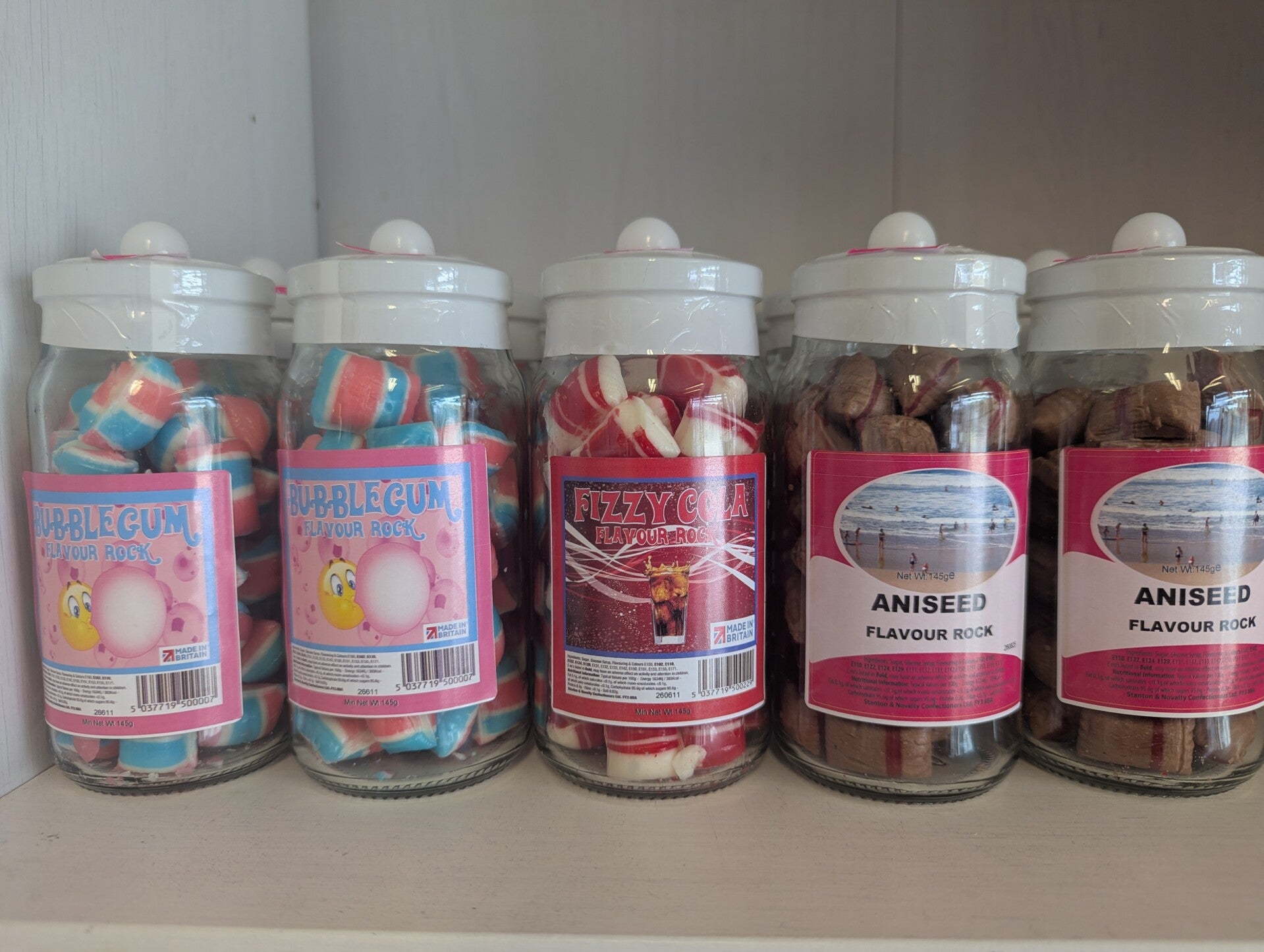 Jars of Rock Chunks