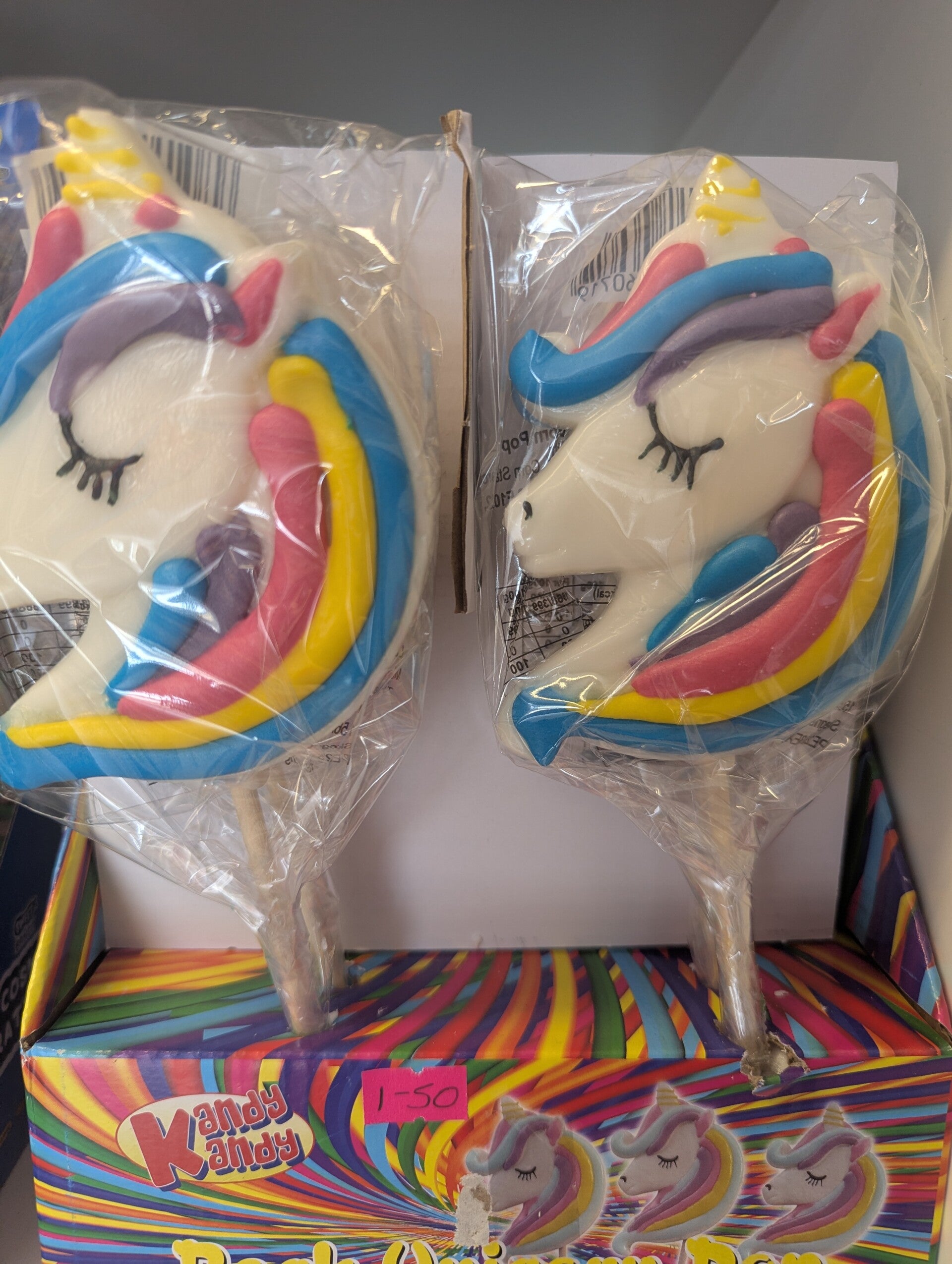Unicorn Candy Rock lollipop