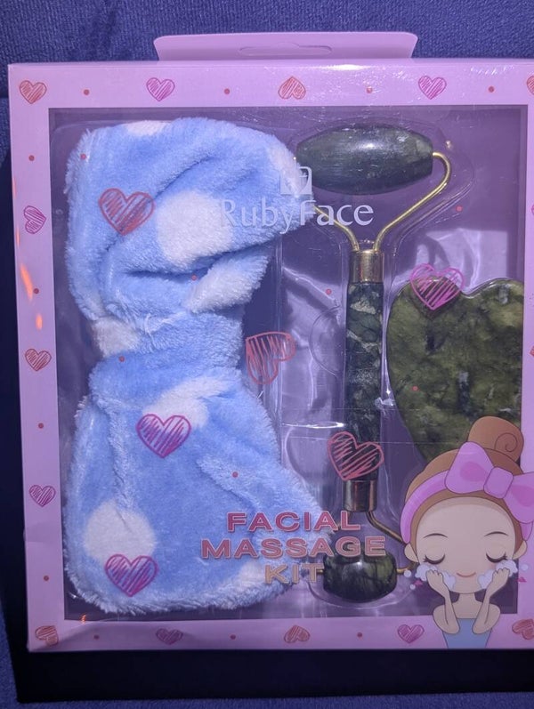 RubyFace headband facial set