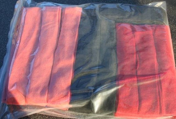 DIY L rood-oranje-zwart