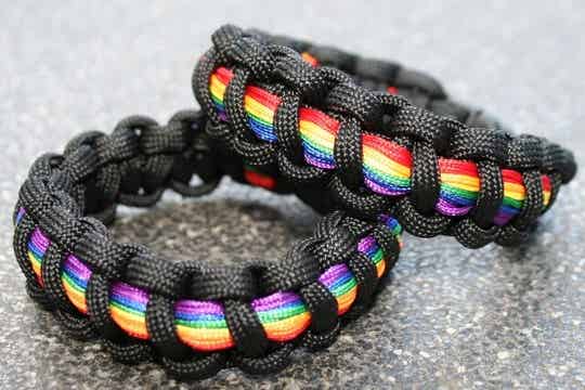 Regenboog armband S