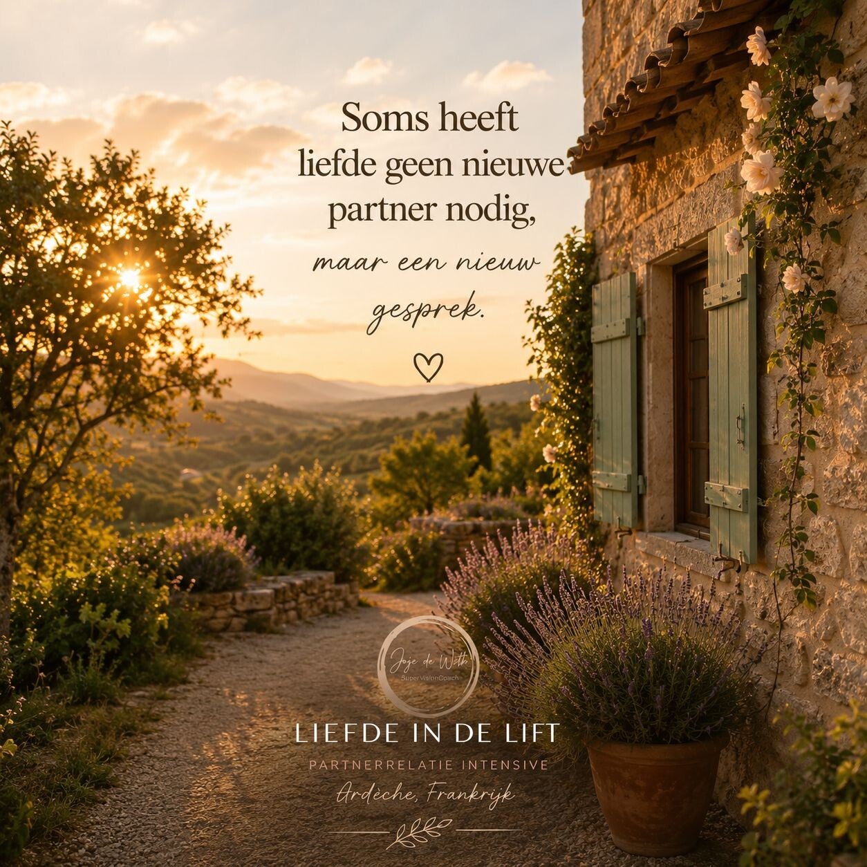 Liefde in de avondzon