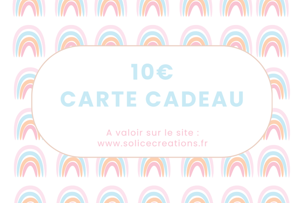 Carte-cadeau 10€