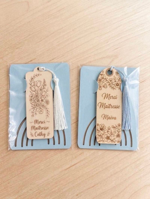 Marque-page en bois