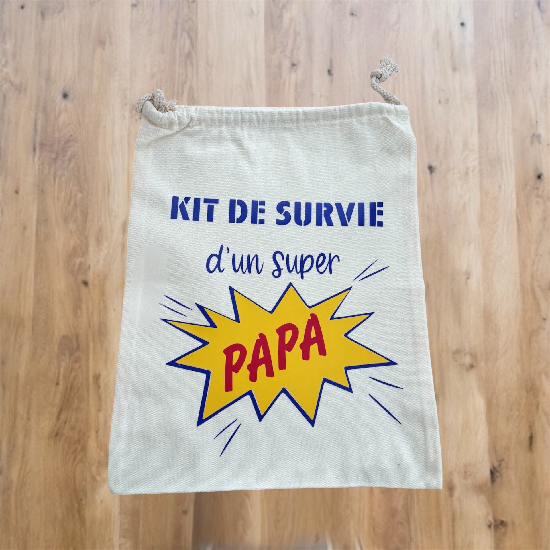 Pochon de maternité - kit de survie d'un Superpapa