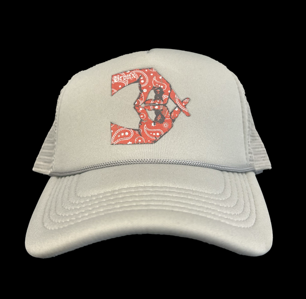 Red Paisley BxLogo SnapBack