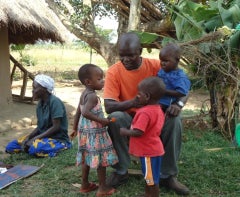 We visit family's at home to see if their child can come home or live with a relative. We visit children who have lived with us to see how they are doing. Adopted children in Uganda usually stay in Africa. 