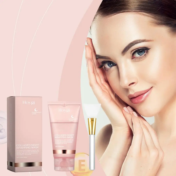 Deep Hydration Collagen Night Mask – Intensive Wrapping Cream for Skin Repair & Moisture (75ml)