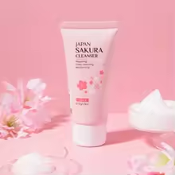 Sakura Rich Foam Cleanser For Deep Cleansing, Oil Control & Blackhead Removal for Oily Skin