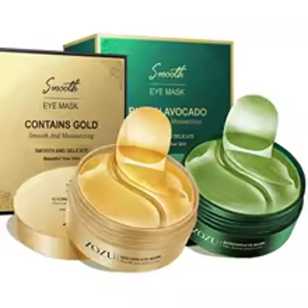 120-Pack Avocado & Gold Eye Masks – Moisturizing, Firming, and Anti-Wrinkle Patches to Reduce Dark Circles, Puffiness & Eye Bags"