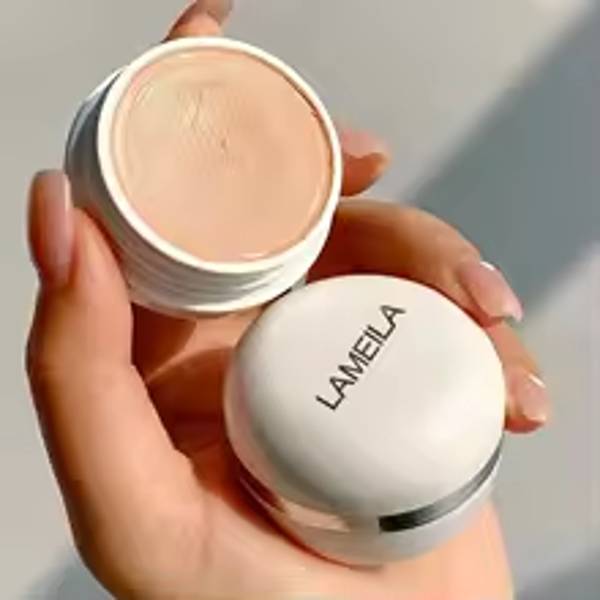 Full Coverage Concealer & Foundation Cream – Waterproof, Anti-Sweat Makeup Base for Dark Circles, Acne Marks & Freckles"