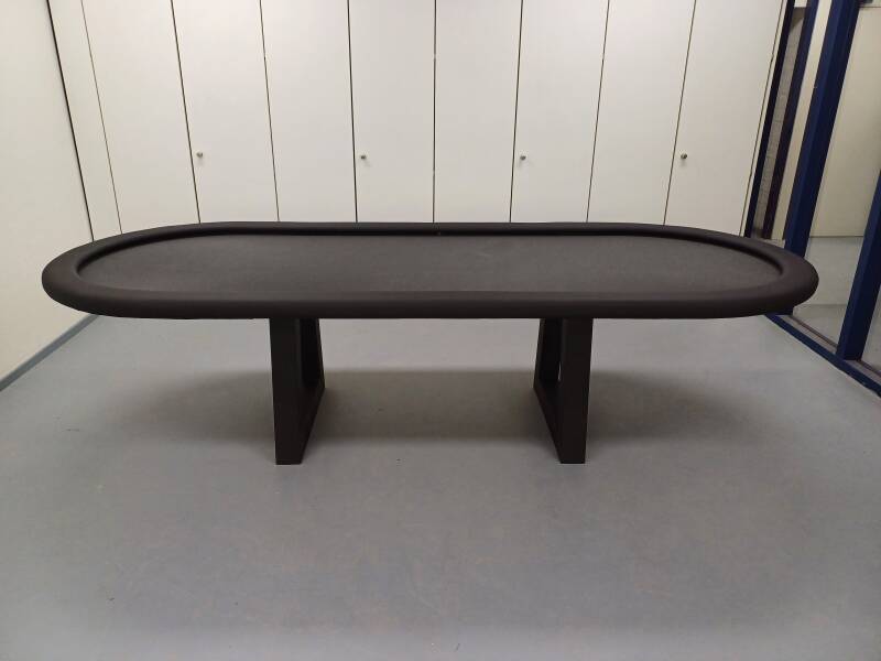 Pokertafel ovaal Extra groot 280cm met led.