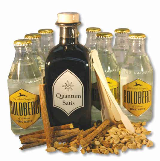 GINTONIC Gift pack - Quantum Satis + 8x Goldberg Premium Tonic