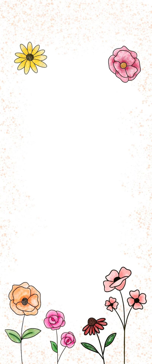 Notizblock Blumen