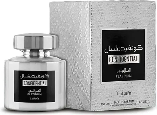 Lattafa Confidential Platinum Eau de Parfum unisex 100 ml