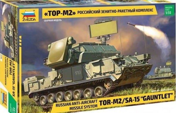 Russian TOR-M2/SA-15 "Gauntlet" Anti-Aircraft Missile System Zvezda  Nr. 3633  1:35