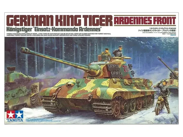 King Tiger Ardennes Front Tamiya Nr. 35252 1:35 neu