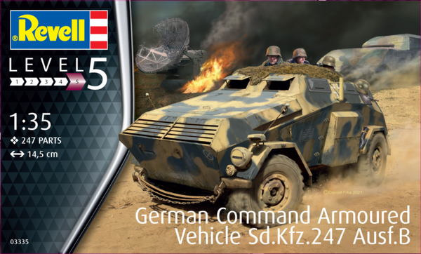 German Command Armoured Vehicle Sd.Kfz.247 Ausf.B Revell Nr. 03335 1:35