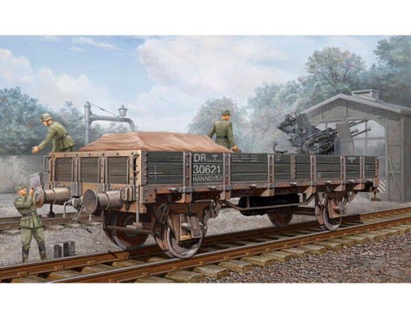German Railway Gondola (lower sides) Trumpeter  Nr. 01518  1:35