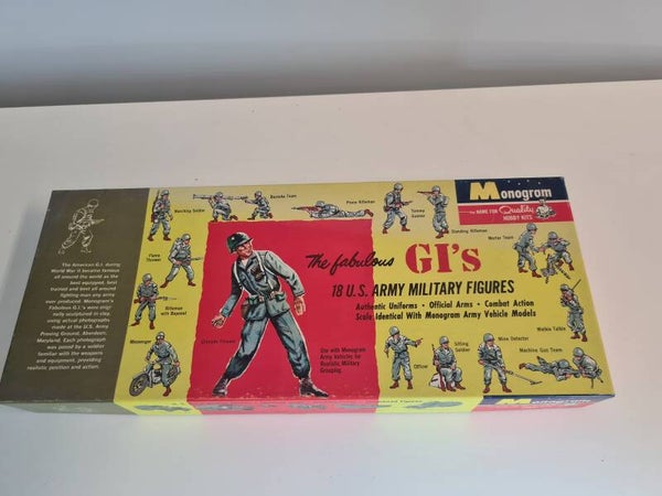 The Fabulous GI's 18 U.S. Army Military Figures Monogram  No. PM35.98  1:35