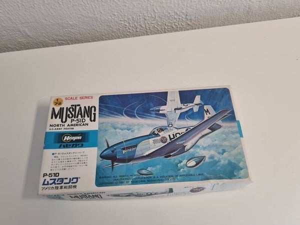 Mustang P-51D North American Hasegawa  Nr. A12  1:72