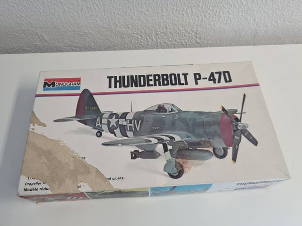 Thunderbolt P-47D Rugged U.S. Air Force Plane Monogram  Nr. 6838  1:48