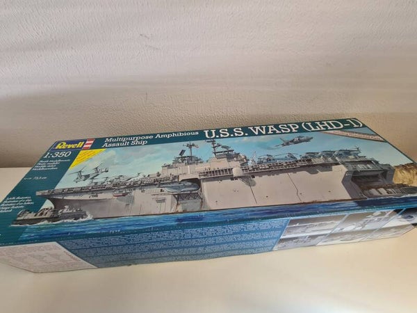Multipurpose Amphibious Assault Ship USS Wasp LHD-1 Revell  Nr. 05104  1:350