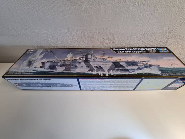German Navy Aircraft Carrier DKM Graf Zeppelin Trumpeter  Nr. 05627  1:350 neu