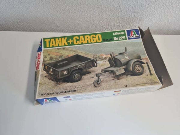 Tank+Cargo Trailers Italeri  Nr. 229  1:35