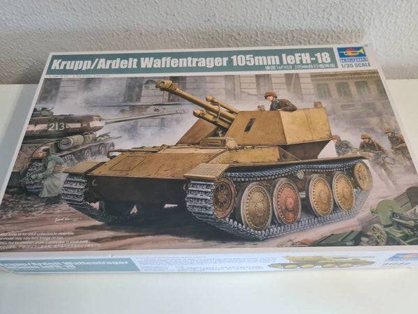 Waffentraeger leFH 18 105mm Steyr/Krupp Trumpeter  Nr. 01586  1:35 neu