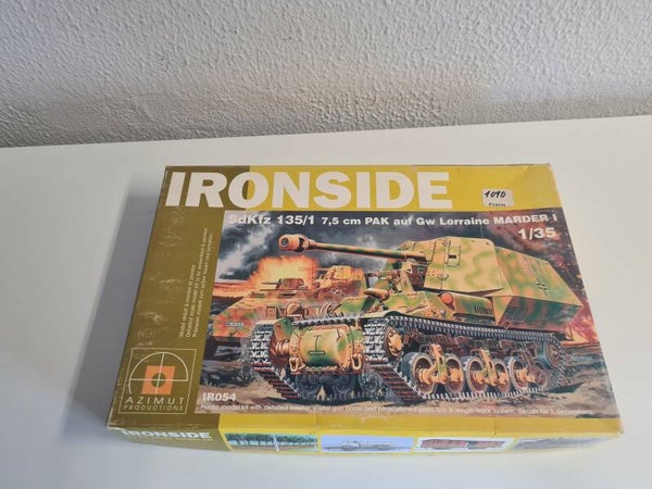 Sd.Kfz.135 Marder I 7,5cm Pak 40/1 auf Gw. Lorraine Schlepper 37L Azimut-Ironside  Nr. 054  1:35 neu