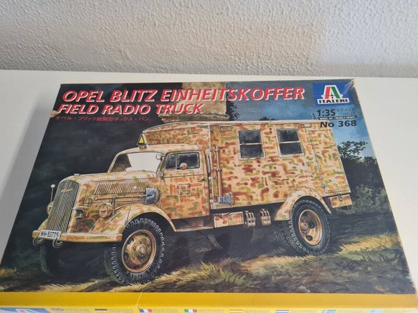 Opel Blitz Einheitskoffer Field Radio Truck Italeri  Nr. 368  1:35