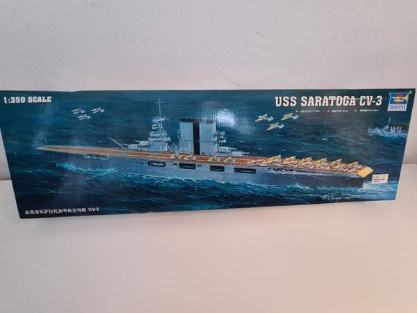 USS Saratoga CV-3 (1936-1940) Trumpeter  Nr. 05607  1:350 neu