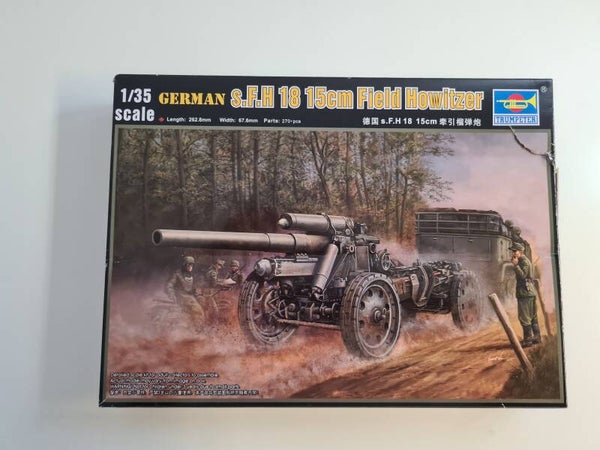 German s.F.H 18 15cm Field Howitzer Trumpeter  Nr. 02304  1:35