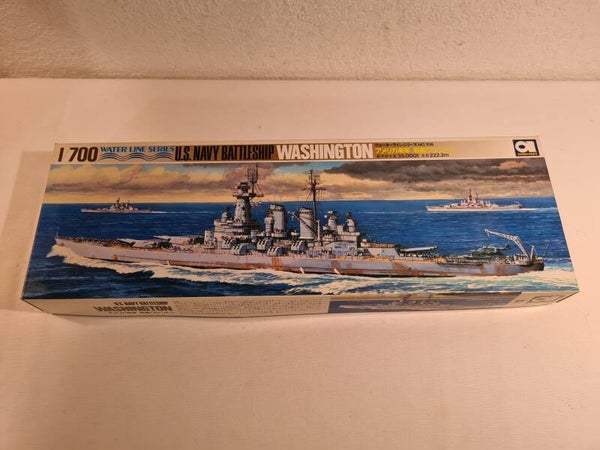 Water Line Series U.S. Navy Battleship Washington Aoshima Nr. WL.B106 1:700