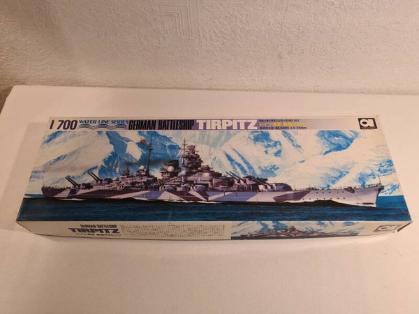 Water Line Series German Battleship Tirpitz Aoshima Nr. WL.B103 1:700