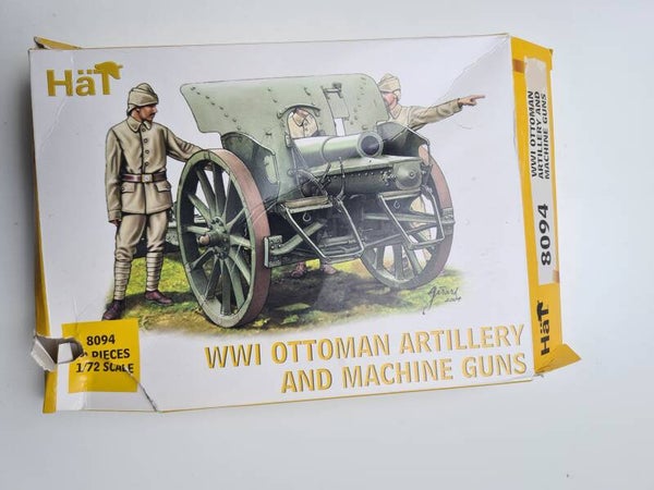 Ottoman Artillery and Machine Guns WWI HäT  Nr. 8094  1:72