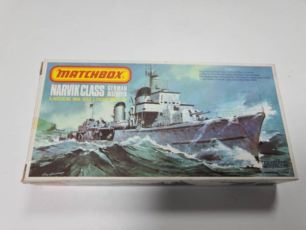 Narvik Class German Destroyer Matchbox Nr. PK-62 1:700